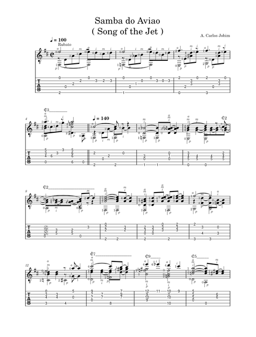 Samba do aviao – Antônio Carlos Jobim Samba do aviao by Antônio Carlos Jobim