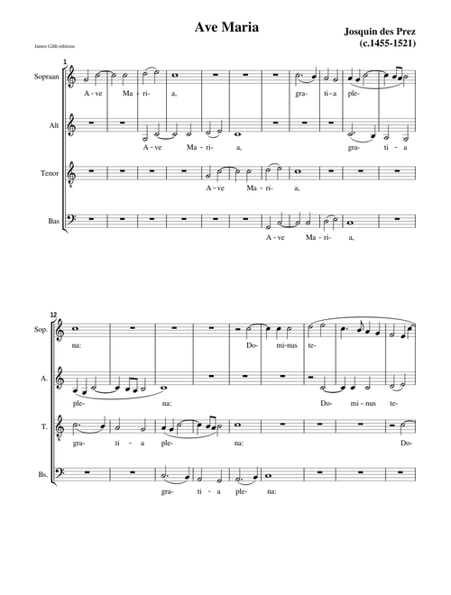Ave Maria (Josquin des Préz)