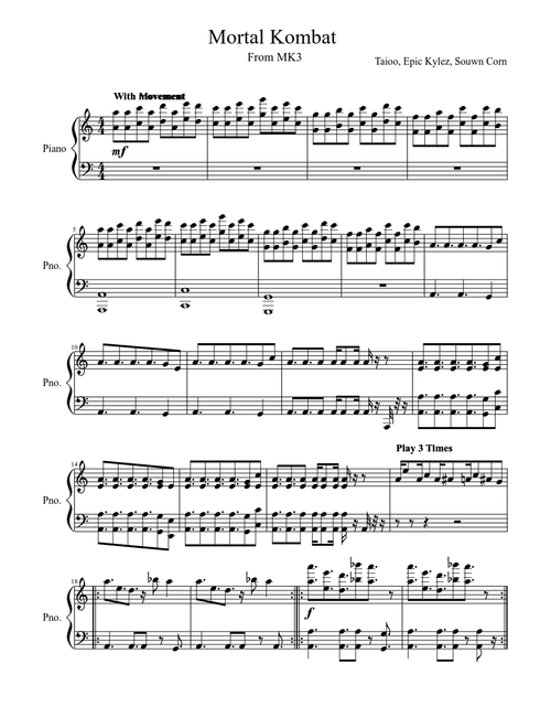 Mortal Kombat - Main Theme