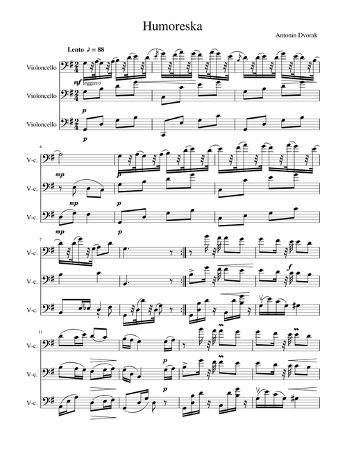 Dvorak Humoresque