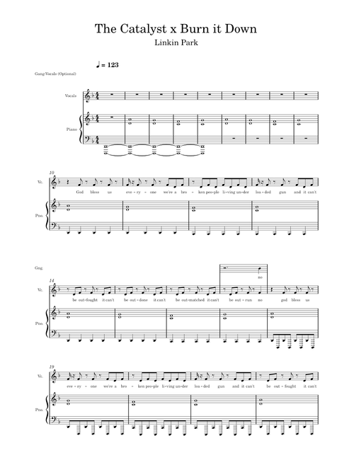 The catalyst – Linkin Park The catalyst I Burn it Down - Linkin Park