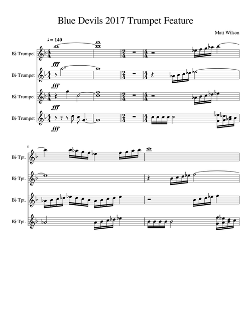 Blue Devils 2017 Trumpet Feature