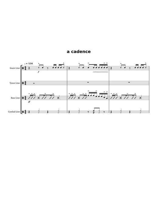 a cadence