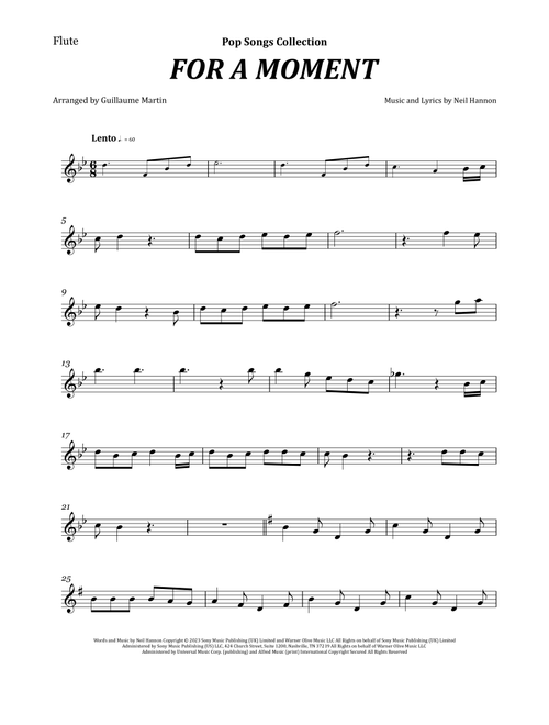 For A Moment (Arr. Guillaume Martin) - Neil Hannon (French Horn Solo)