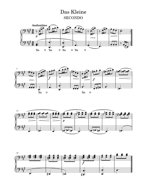 Das Kleine - J.Moscheles Op 110 No.1