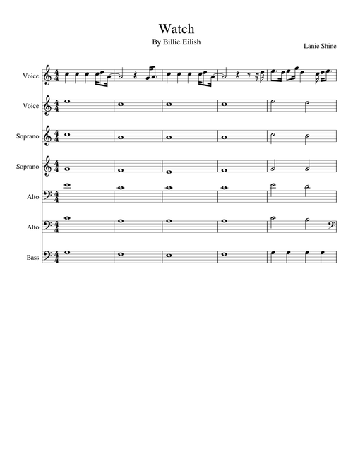 Watch a cappella billie eilish