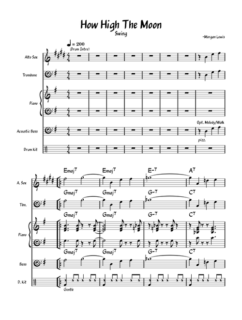 How High The Moon -Morgan Lewis