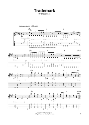 Play Official version of Bloom sheet music by Eric Johnson for Guitar |  MuseScore.com