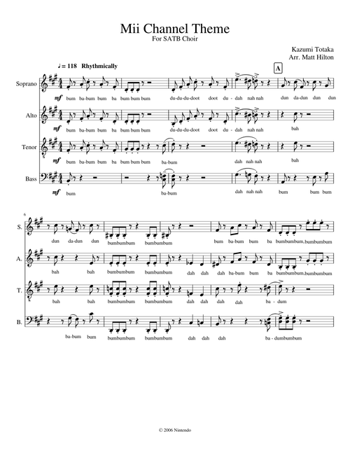 Mii Channel Theme (Choral)