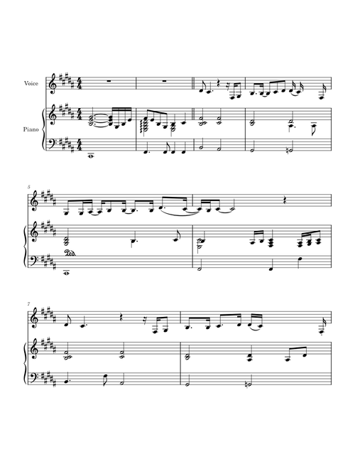Listen (from Dreamgirls) – Beyoncé LISTEN Female Audition - Piano Vocal