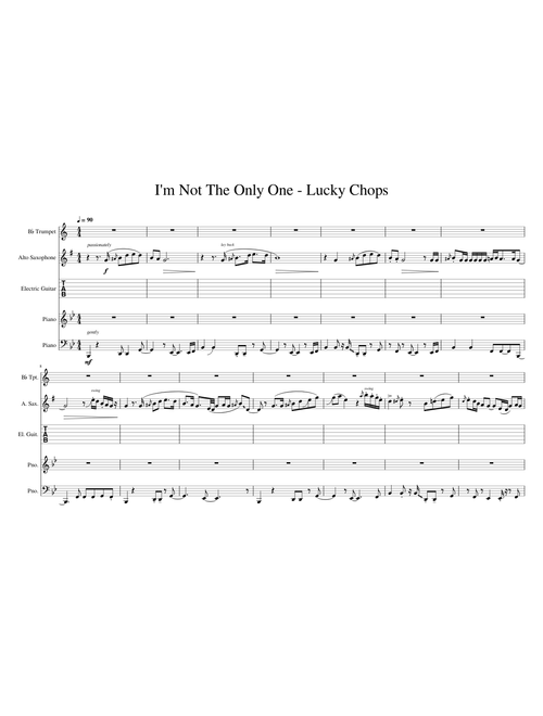 I'm Not the Only One – Sam Smith Sam Smith I'm Not The Only One Lucky Chops - (Edited Parts)