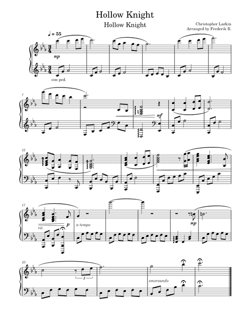 Hollow Knight - Main Theme