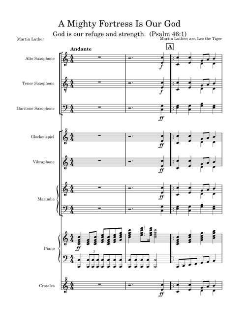 Hymn: A Mighty Fortress Is Our God - Martin Luther