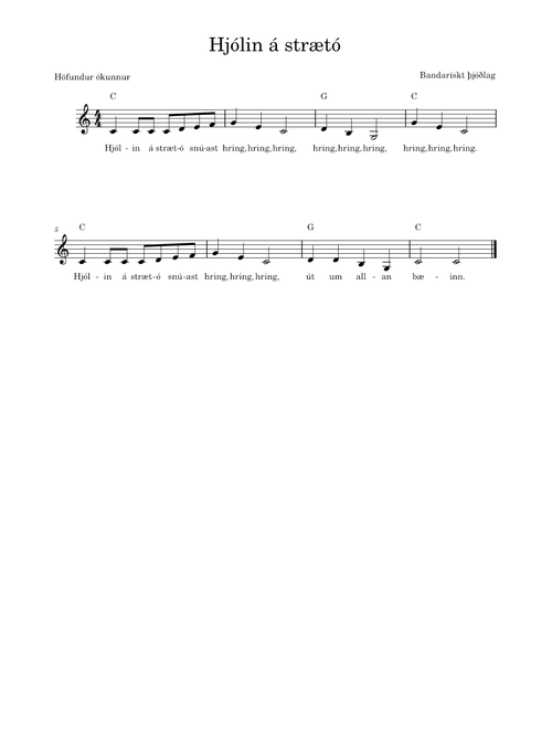 The Wheels On The Bus – Misc Traditional