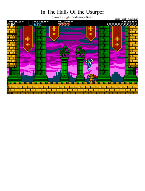 Shovel Knight: In The Halls Of The Usurper