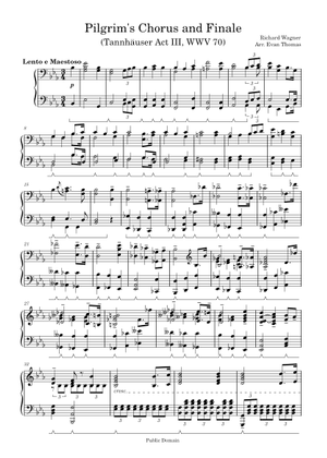 Wagner Tannhäuser Overture (Piano solo) Sheet Music for Piano