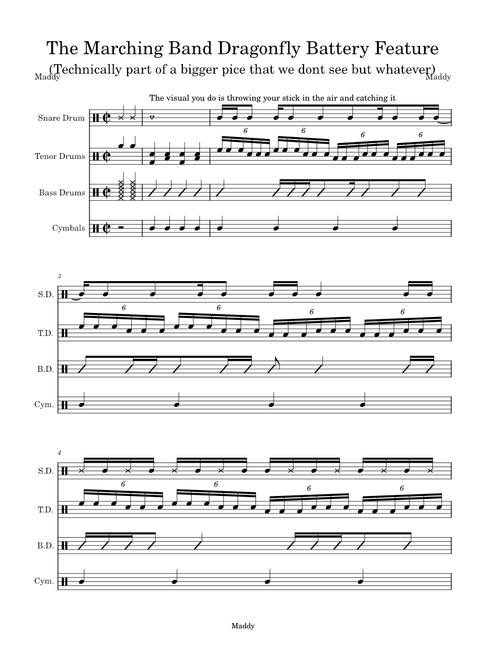 The Marching Band Dragonfly Battery Feature