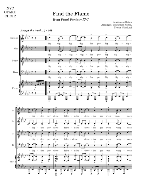 Find the Flame SATB