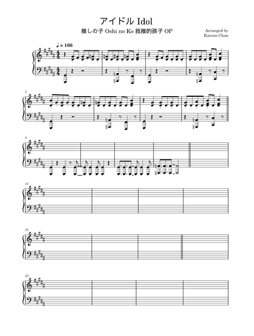 Kar333 | Free sheet music | Download PDF or print on