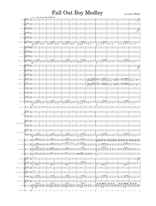 Fall Out Boy Medley (Musescore 4 Update)