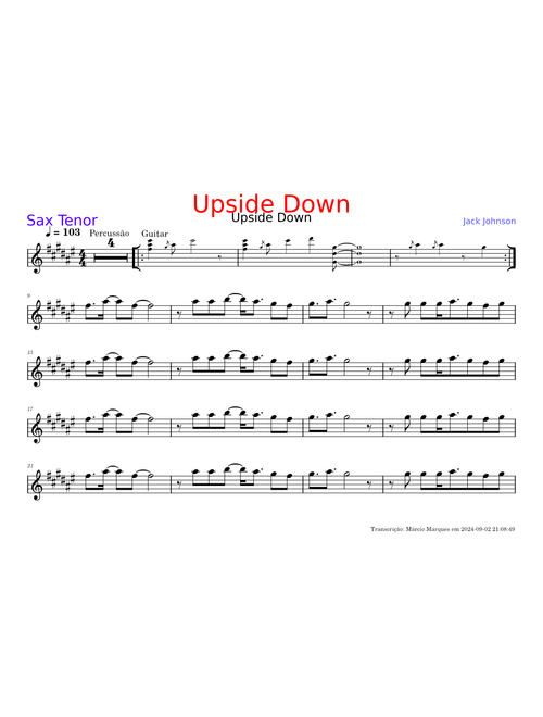 Upside Down (ST) – marciomques