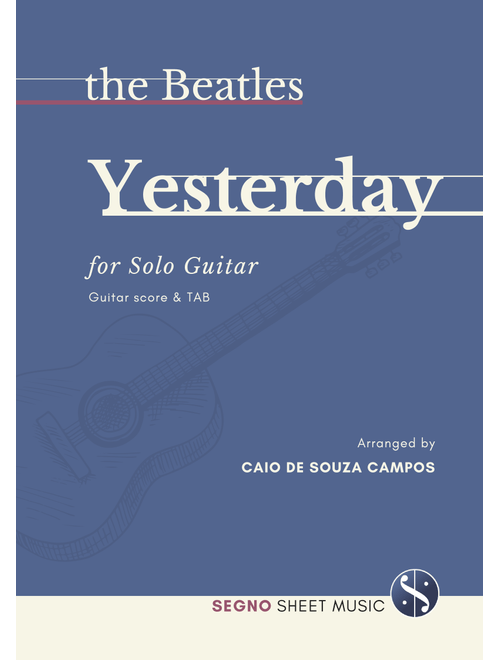 Yesterday (Arr. 'Caio de Souza Campos' from) - Adam Levine & Tony Lucca, The Beatles, En Vogue (Solo Guitar)