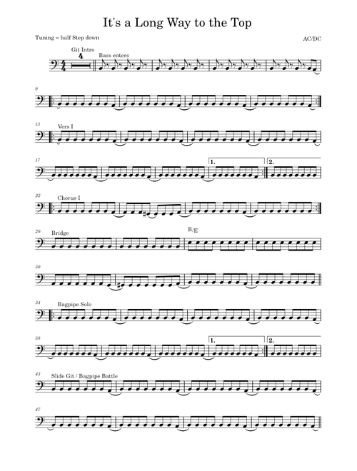 It's A Long Way To The Top (If You Wanna Rock 'N' Roll) – AC/DC