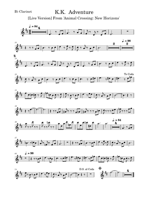 K.K. Adventure – Kazumi Totaka (from Animal Crossing: New Horizons)