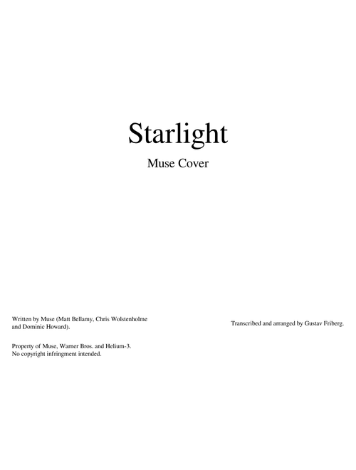 Starlight by Muse