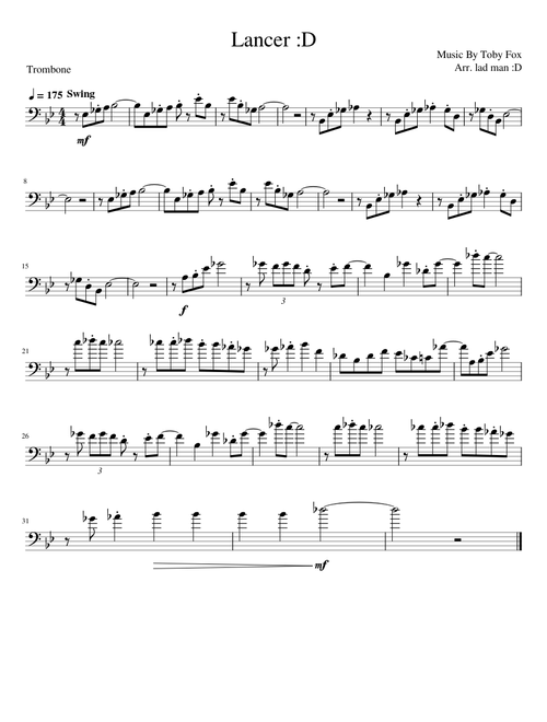 Lancer's Theme – Toby Fox Lancers Theme Deltarune
