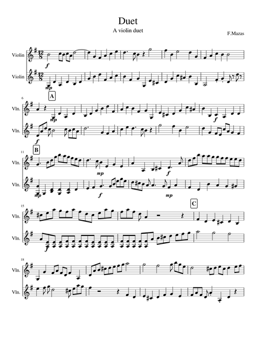 Duet (Violin)