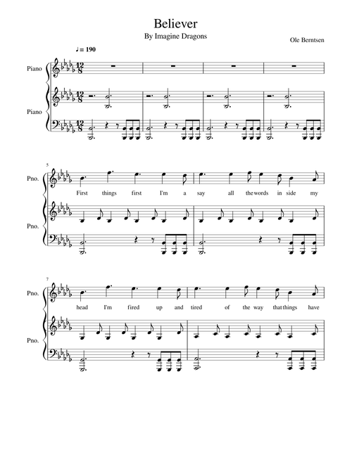 Believer - Imagine Dragons