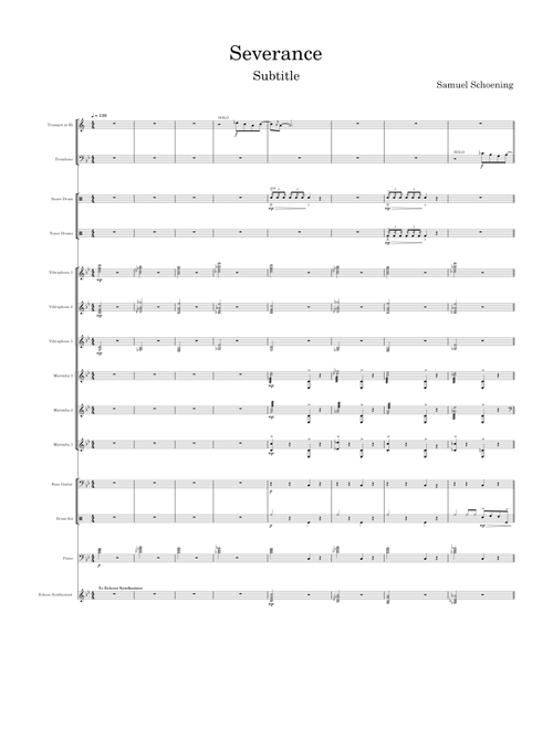 Severance Theme - Marching Band Version
