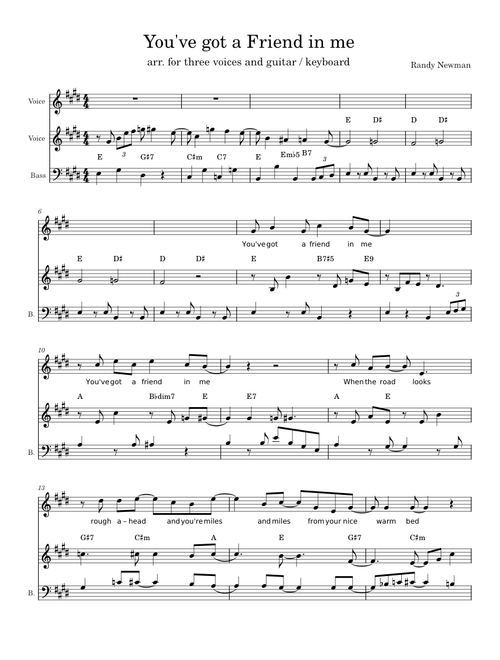 You've Got a Friend in Me – Randy Newman