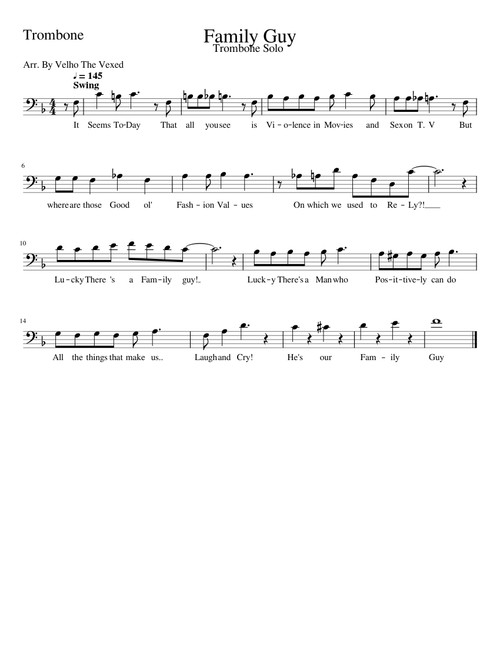 Family Guy - Trombone Solo