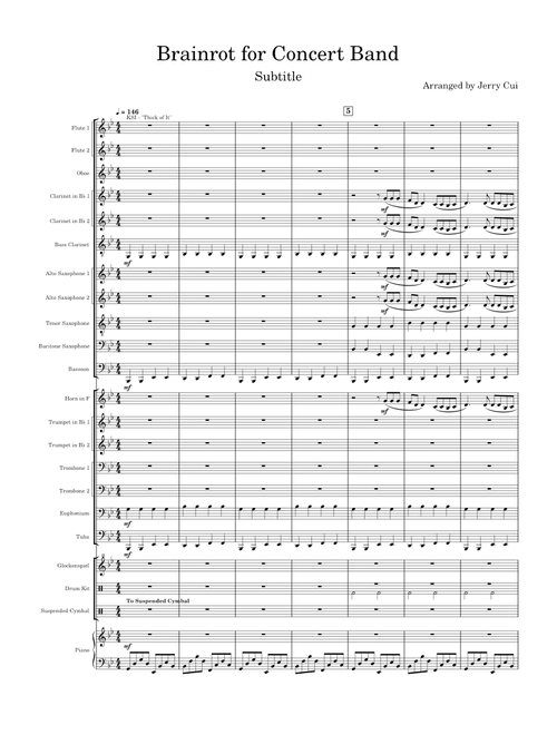 Brainrot for Concert Band