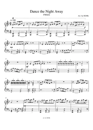 Dance The Night Away Sheet Music for Piano (Solo) | MuseScore.com Dance The Night Away Sheet Music for Piano (Solo) | MuseScore.com