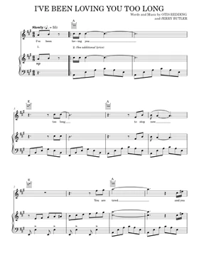 Free I've Been Loving You Too Long by Otis Redding sheet | Download PDF or print on Musescore.com