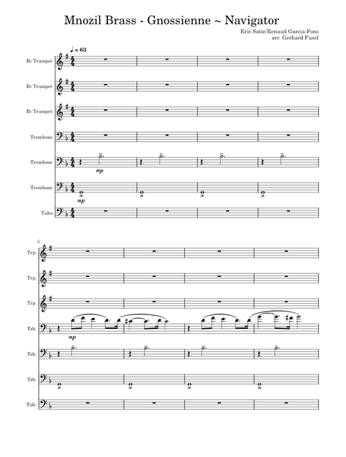 Mnozil Brass - Gnossienne ~ Navigatore