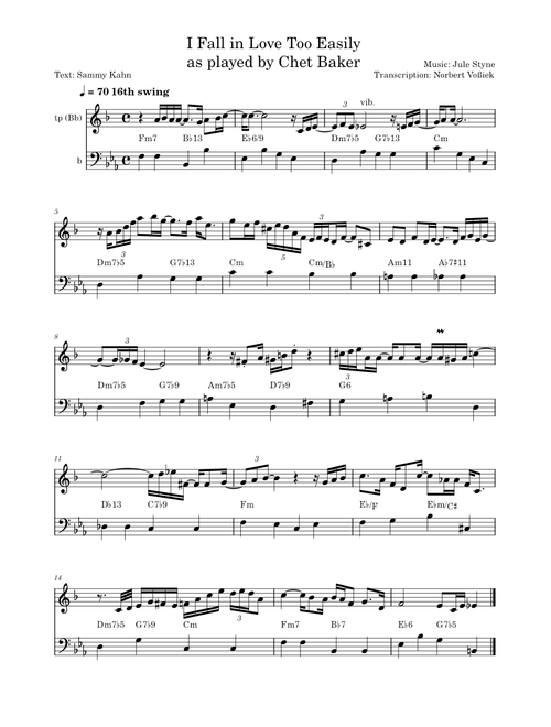 I fall in love too easily – Chet Baker I_Fall_in_Love_Too_Easily
