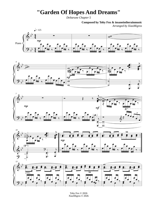 Garden of Hopes and Dreams - DELTARUNE Chapter 5
