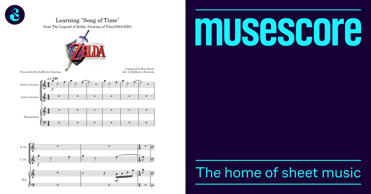 Learning "Song of Time" - The Legend of Zelda: Ocarina of Time(N64/3DS ...