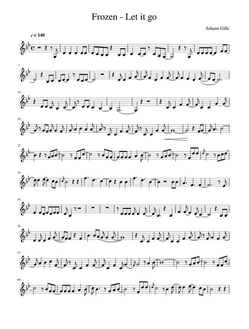 Frozen - Let it go (Trumpet)