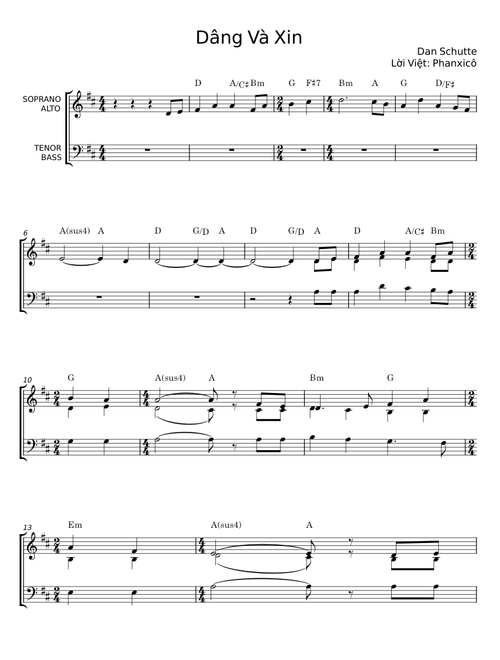 Dâng Và Xin - Dan Schutte