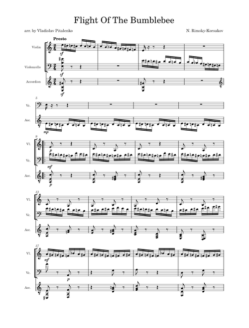 Flight of the Bumblebee – Nikolay Rimsky-Korsakov