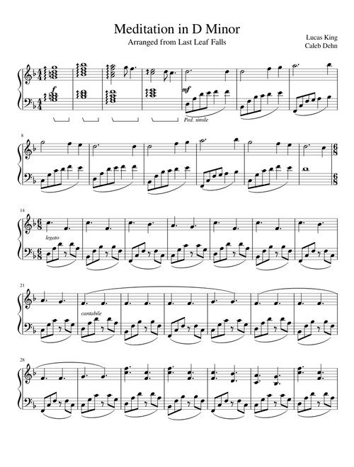 Meditation in D Minor