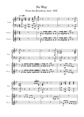 SIX sheet music by sophiayin101 | Play, print, and download SIX sheet music by sophiayin101 | Play, print, and download