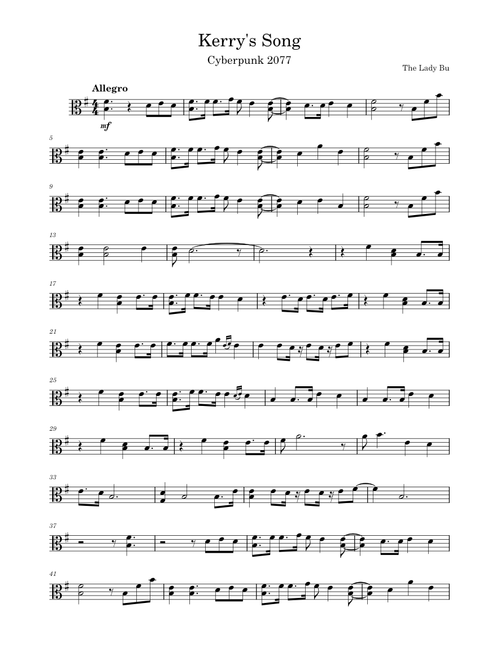 Kerry's Song