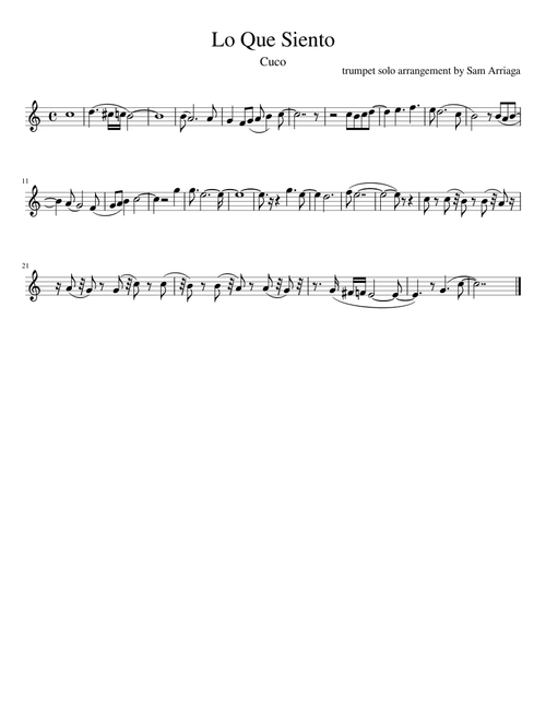 Lo Que Siento (Studio Version)