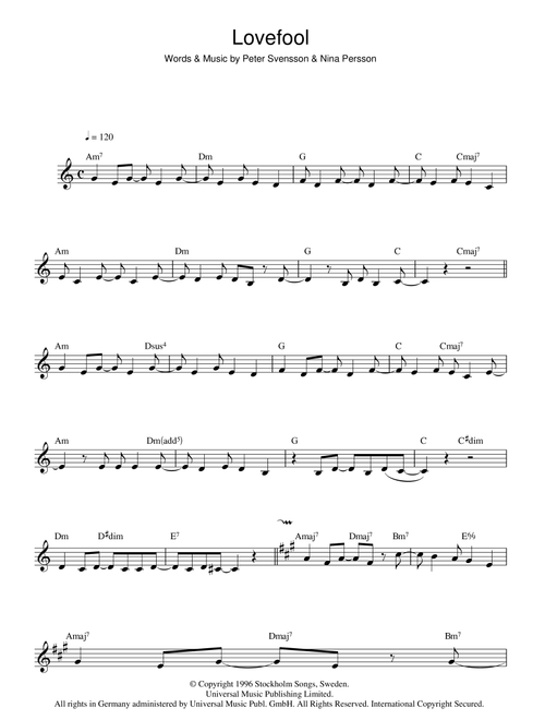 Lovefool - The Cardigans (Flute Solo)